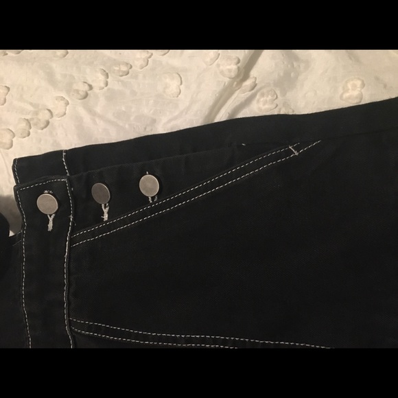 Black jean dress. - Picture 2 of 4